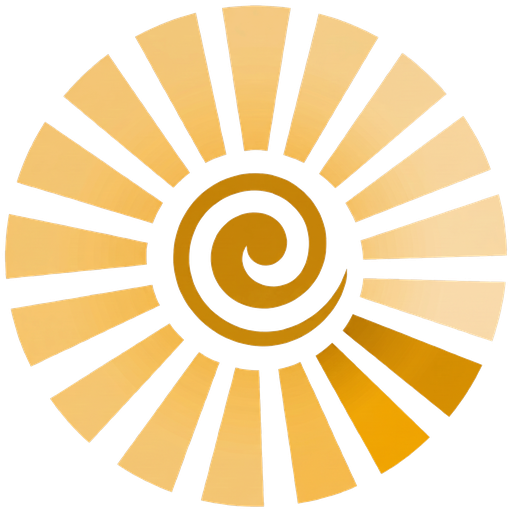 Golden sun logo